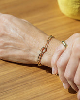 Petite Link Bracelet on model.