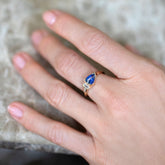 product_details::Camassia Ring on model.