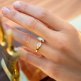 product_details::That Way Ring on model.