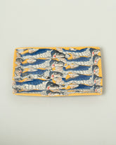 Slush Club Large Nerikomi Sardine Tray on light color background.