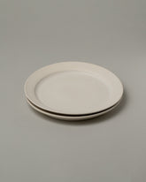 Tracie Hervy Salad Plates Set on light color background.
