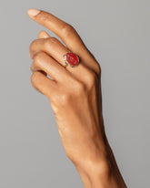 Minerva Ring on model.
