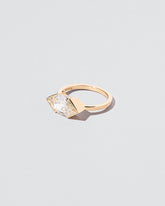 View from the side of the Vertex Ring on light color background.