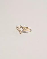 Deco Baguette Ring on light color background.
