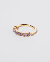 Eleven Trillion Ring - Lavender Sapphire on light color background.