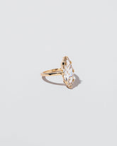 View from the side of the Colm Ring on light color background.