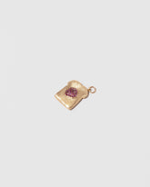 Toast Charm - with Jelly on light color background.