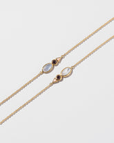 Moonstone Bracelet on light color background.