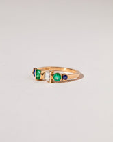 Moon Phase Ring on light color background.