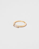 View from the side of the Ergodic Ring on light color background.