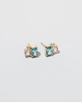 Sky Earrings on light color background.