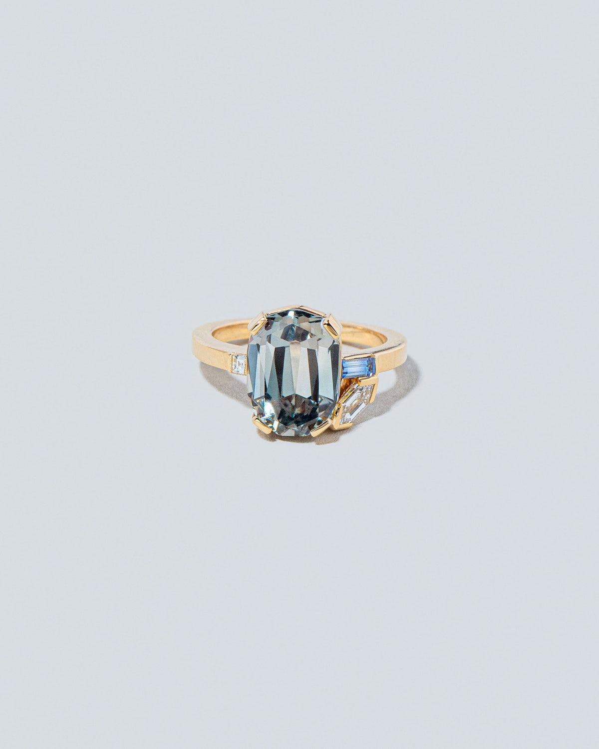 Top Notch Faceting Cut Madagascan Sapphire Multi Stone Ring