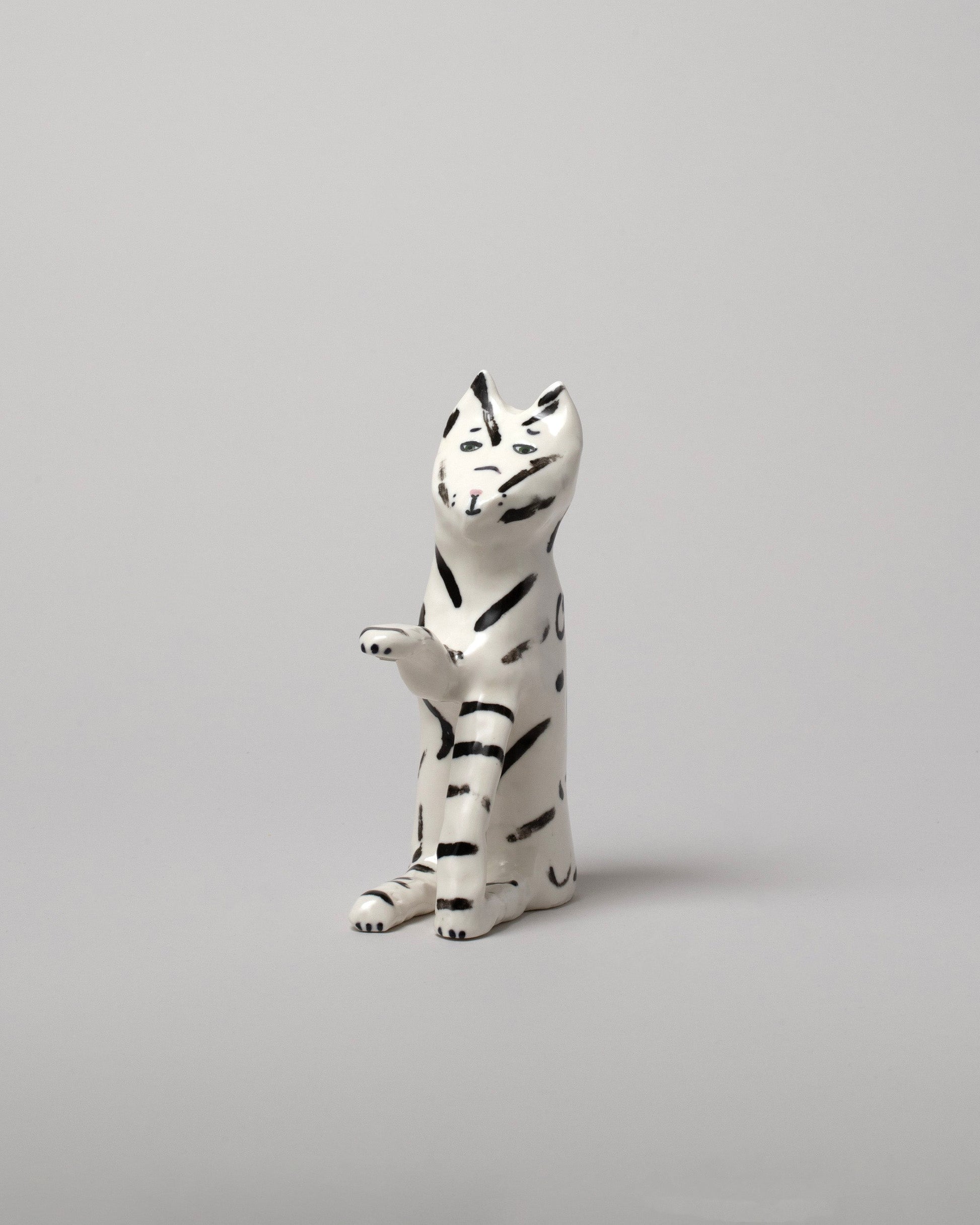 Eleonor Boström Black Key Cat on light color background.