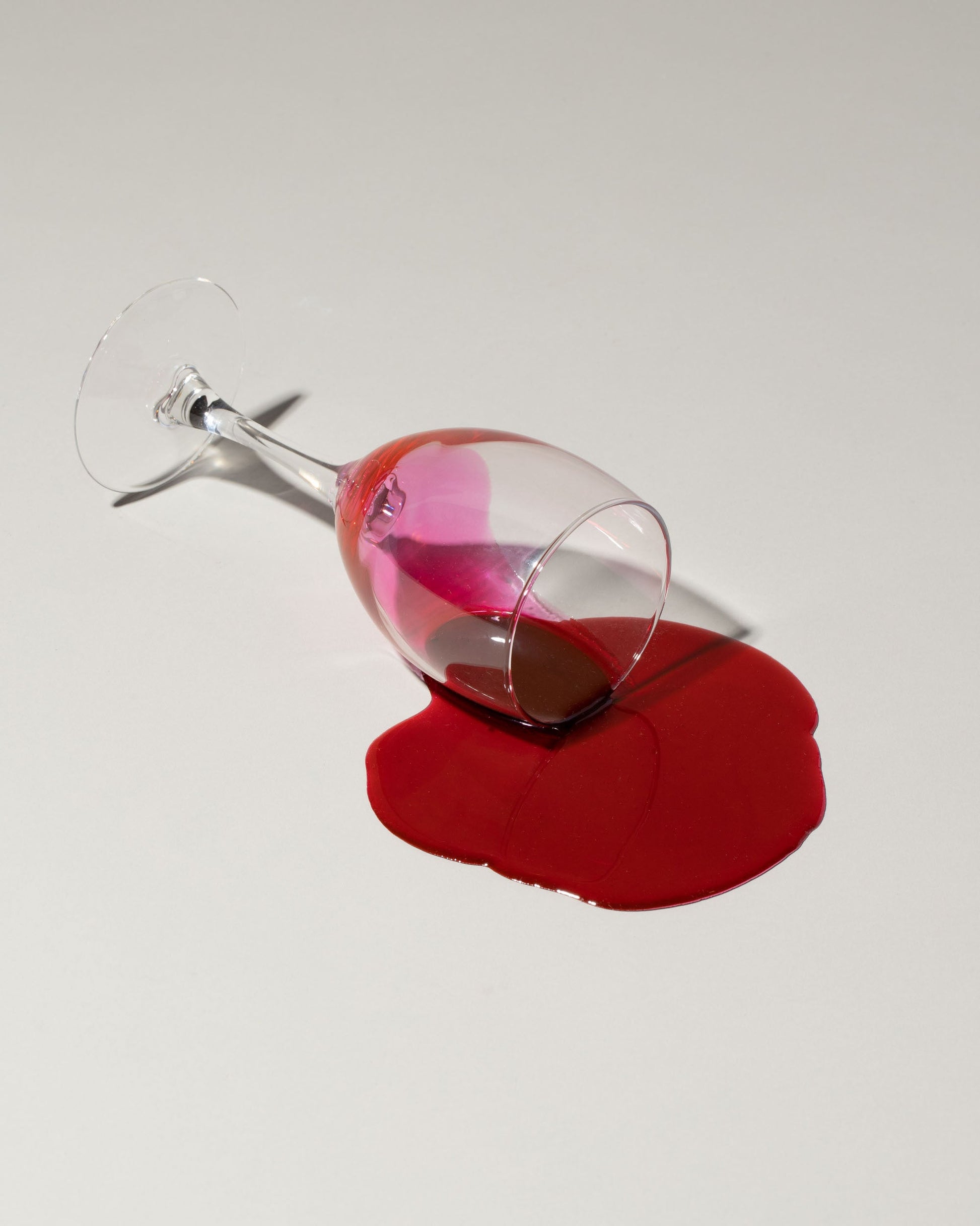 Spills Red Wine Spill on light color background.