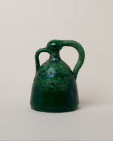 Apotropaia Crackled Handled Vessel on light color background.