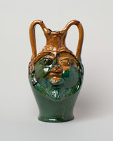 Apotropaia Large Head Handled Vessel on light color background.