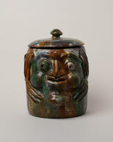 Apotropaia Large Head Jar on light color background.