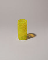 Sirius Glassworks Pure Sunshine Tumbler on on light color background.