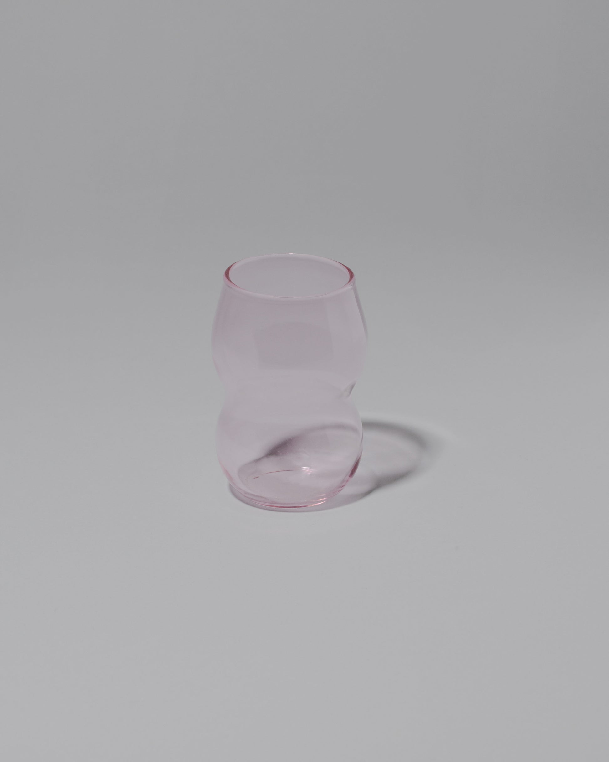 Ornamental by Lameice Pink Transparent Dreamlike Cup on light color background.