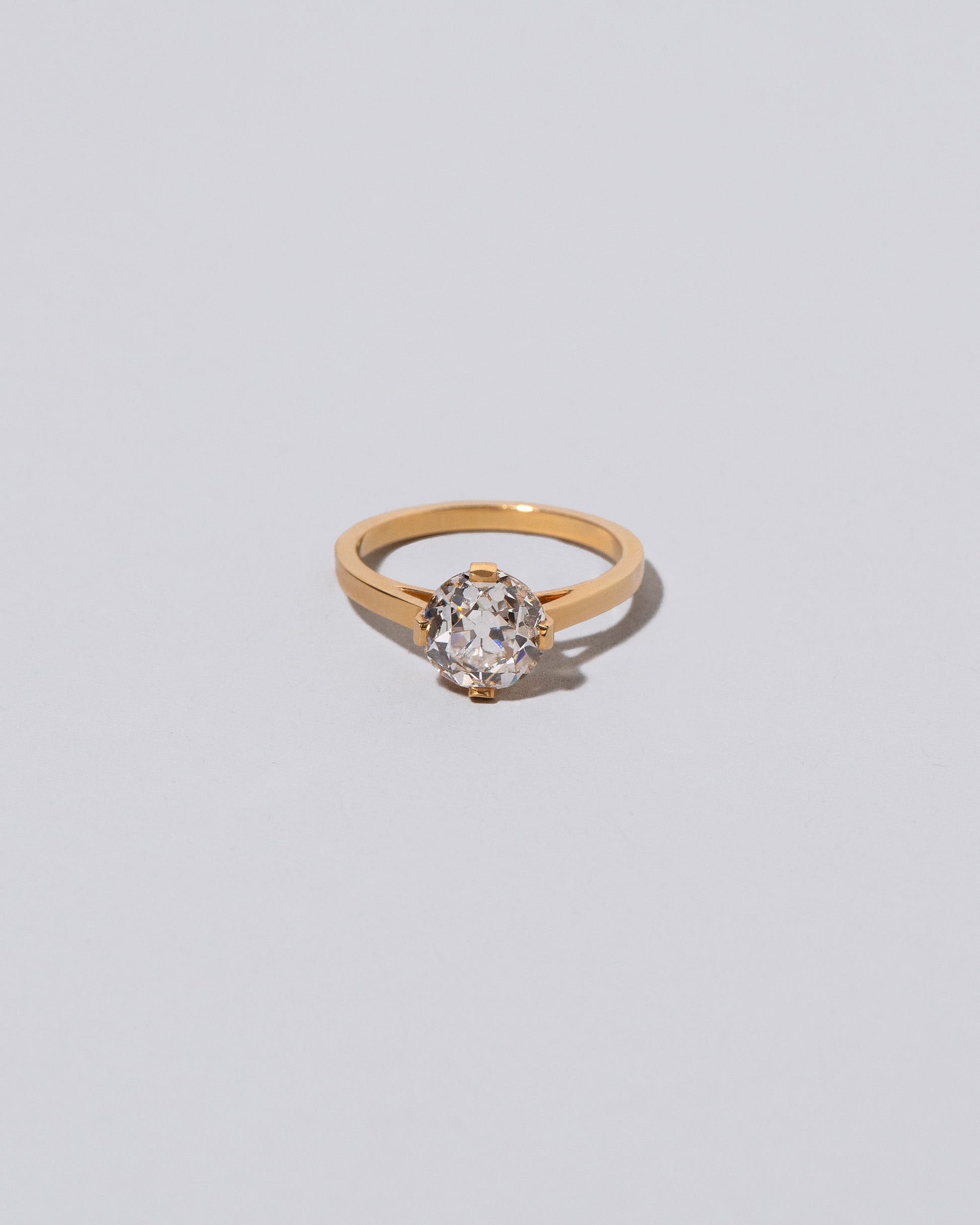 A past version of the Super White Diamond Barragán Ring on light color background.