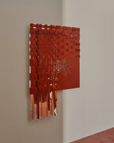 Styled image of the Bower Studios Woven Mirror IV.
