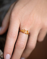 Cattleya Ring on model.