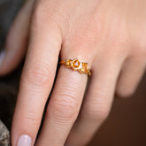 product_details::Cattleya Ring on model.