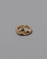 CRZM Gold Landform Ring on light color background.