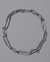 CRZM Sterling Silver Ophiolite Necklace on light color background.