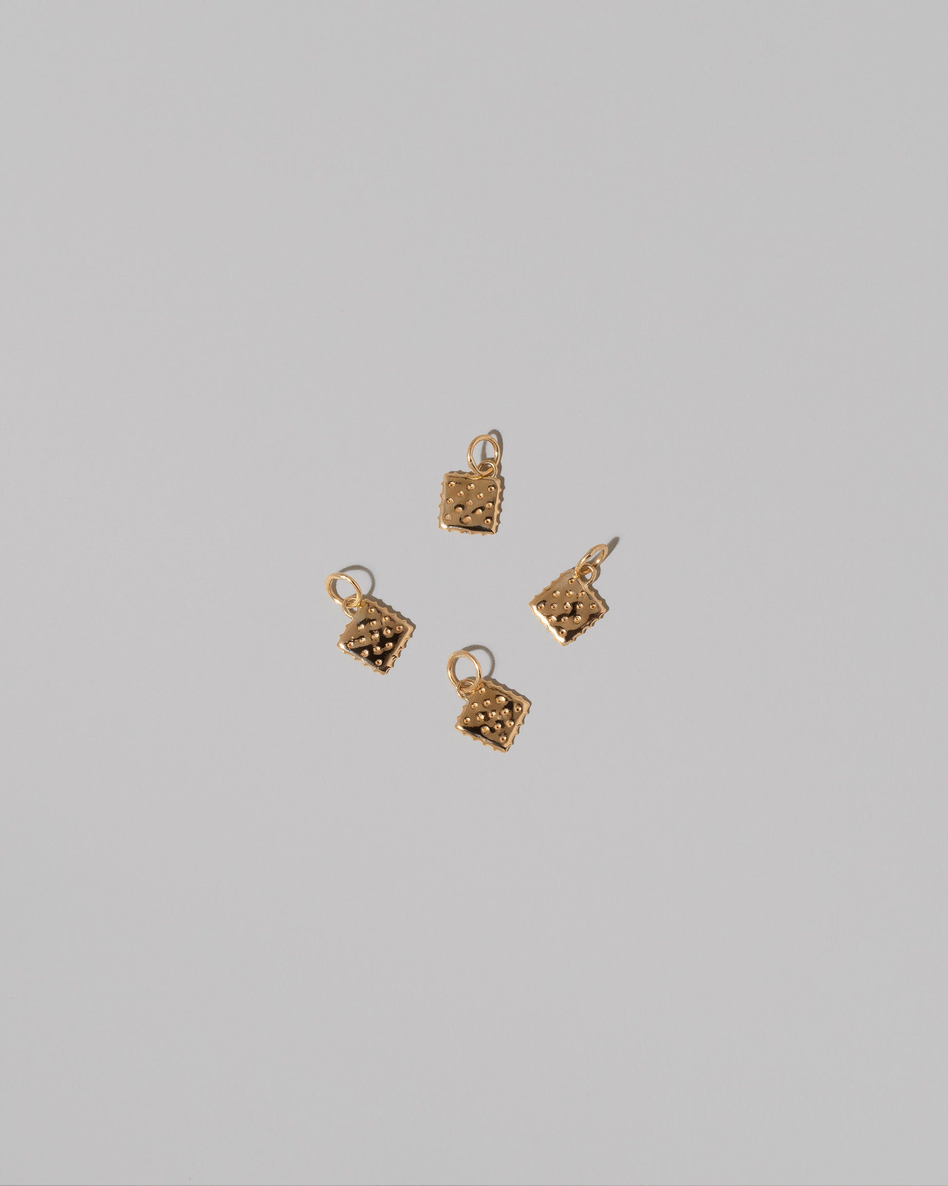 Saltine Cracker Charms on light color background. Sold individually.