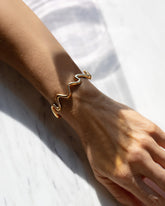 Cut-Outs Bracelet on model.
