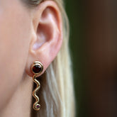 product_details::Disa Earrings on model.