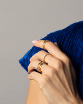 Three Tier, Two Tier and One Tier Mimosa Bands on model.