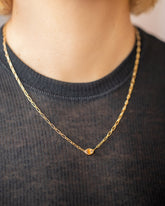 Northern Lights Necklace 001 on model.