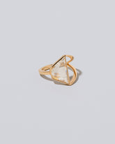 View from the side of the Cyllene Ring on light color background.