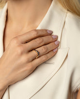 Styled image of model wearing the Oceania Band.