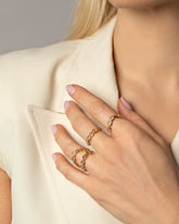 Styled image of model wearing the Future Life Band.