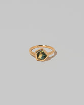 Geyser Bicolor Sapphire Ring 004 on light color background.