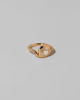 View from the side of the Coil Ring on light color background.