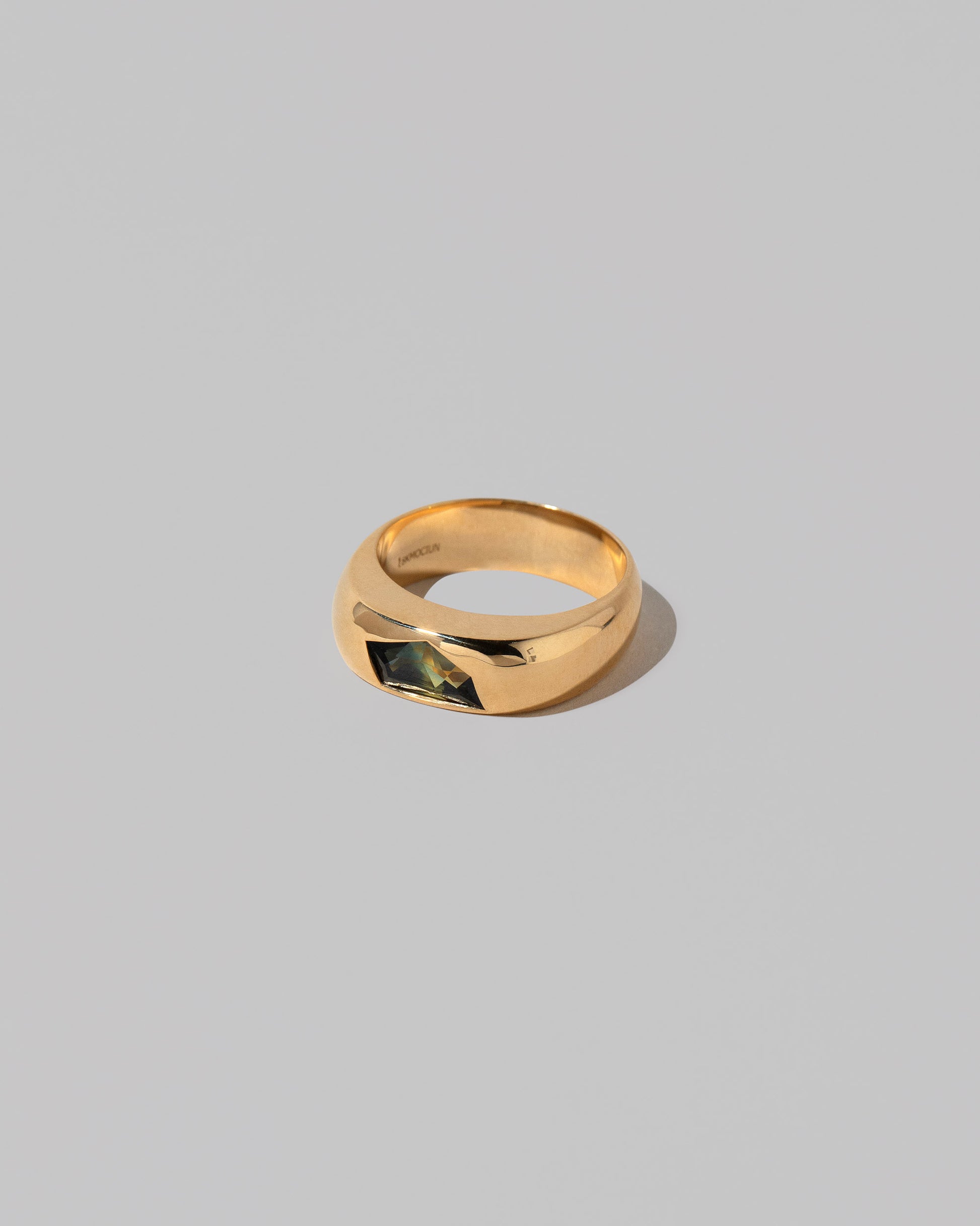 View from the side of the Apparatus Ring on light color background.