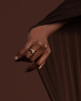 Styled image featuring the Coil Ring.