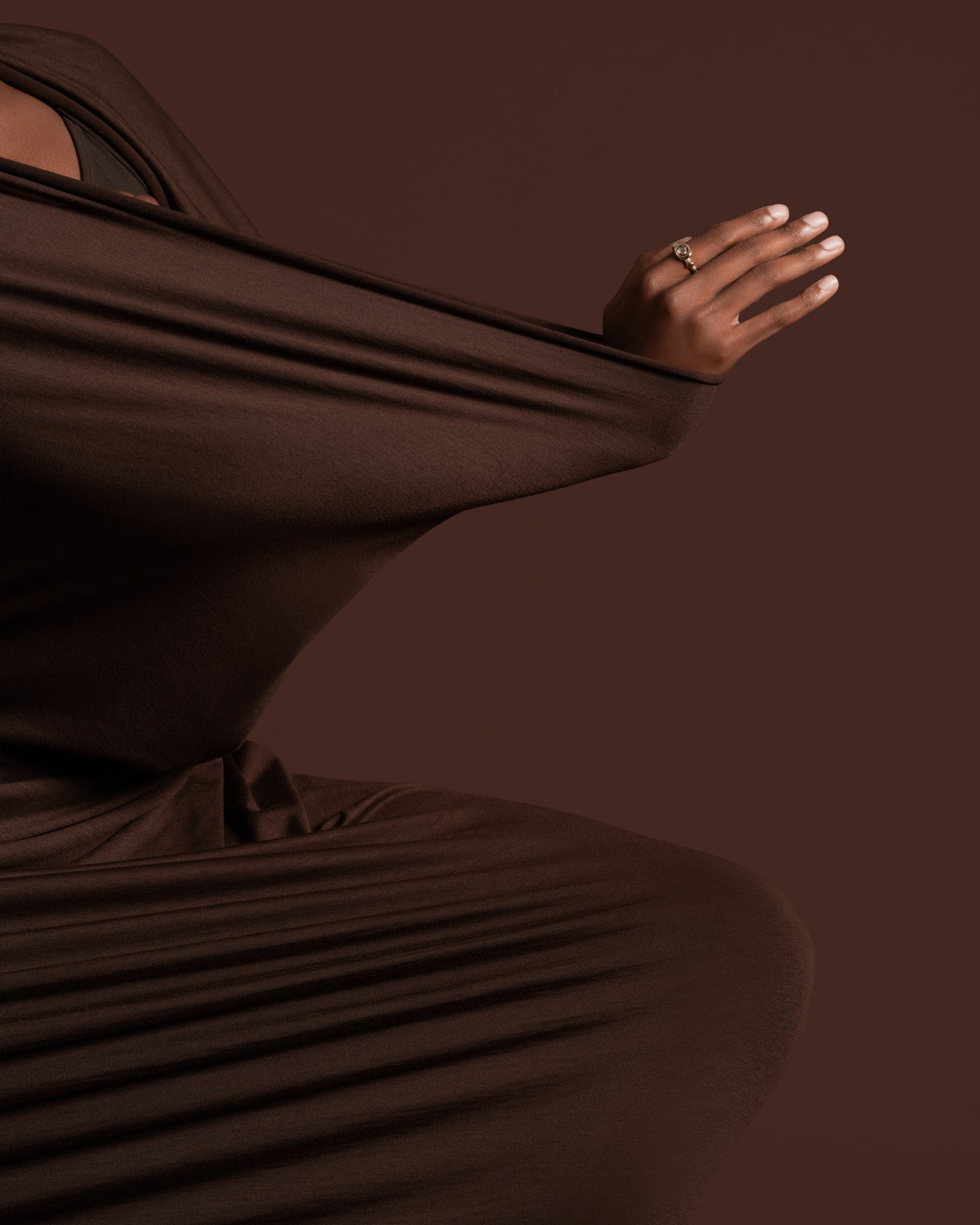 Wrapped Ring on model.