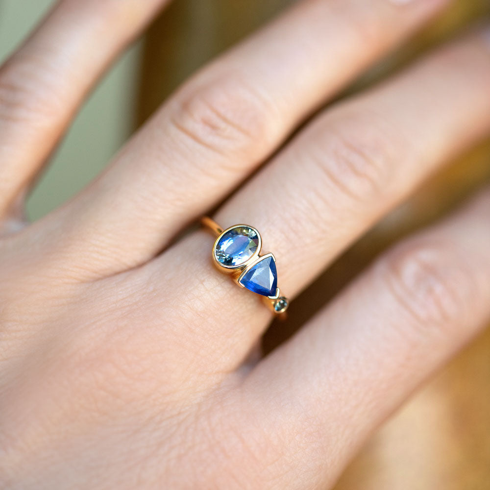 product_details::Nemesia Ring on model.