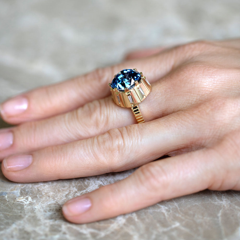 product_details::Alluim Ring on model.