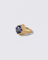 View from the side of the Alluim Ring on light color background.