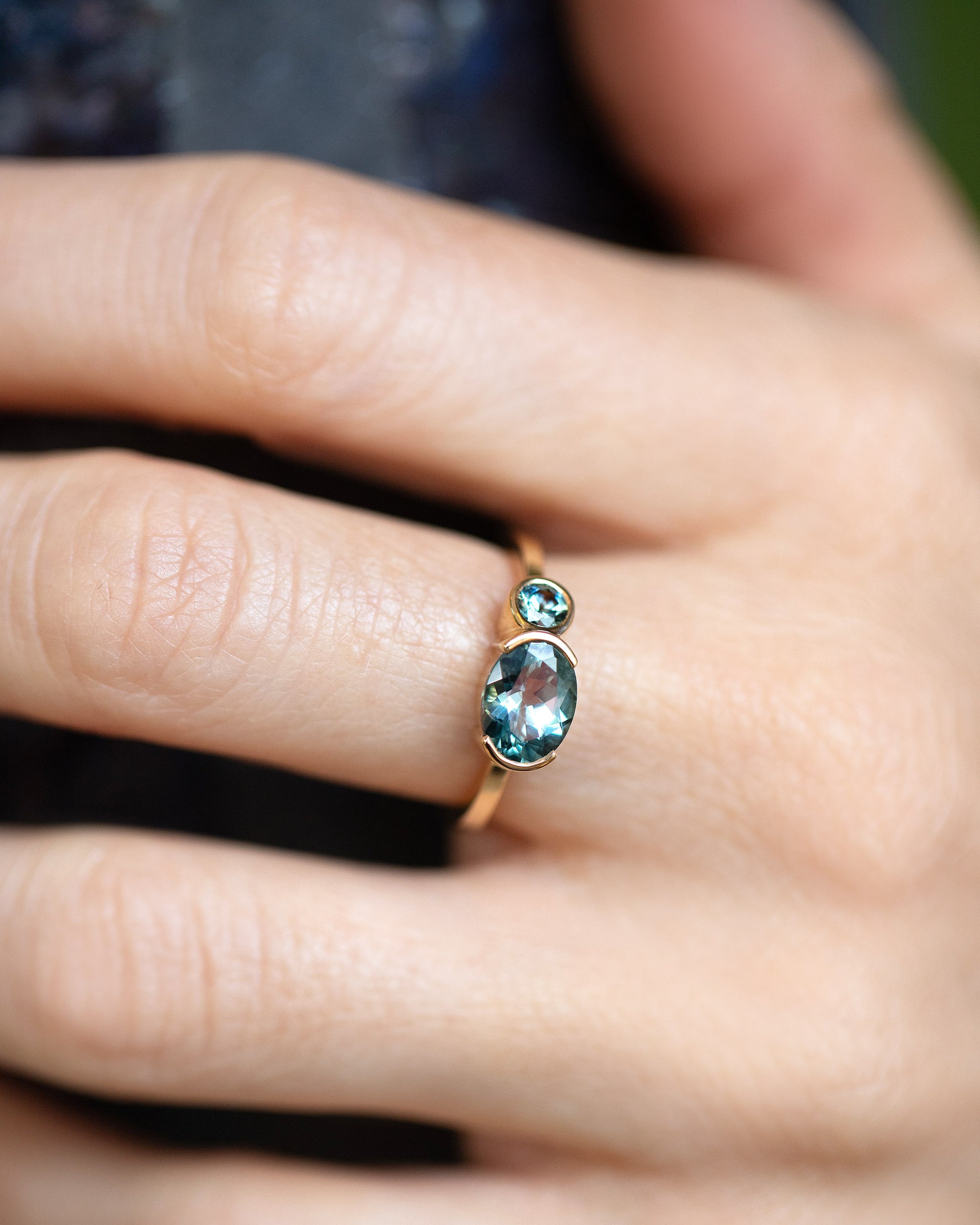 Begonia Ring on model.