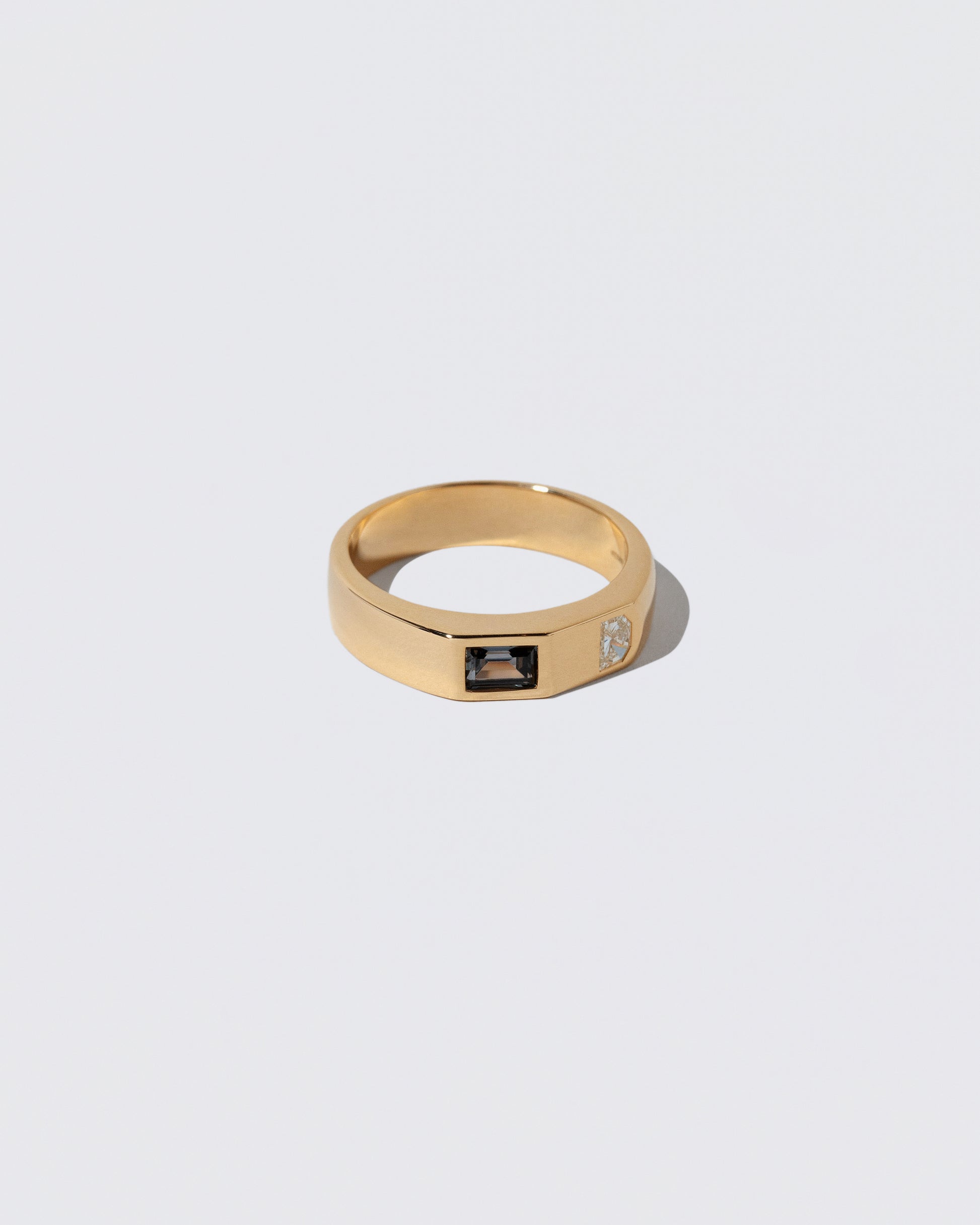 View from the side of the Component Ring on light color background.