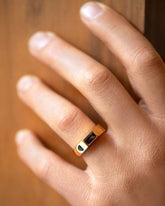 Entity Ring on male model.