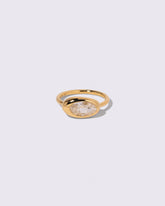 Moval Diamond Equalize Ring on light color background.