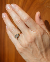 Moval Diamond Equalize Ring on model.